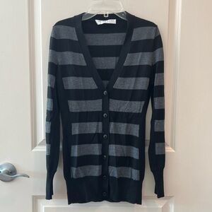 Trina Turk Cardigan Wide Stripes Sweater Women's